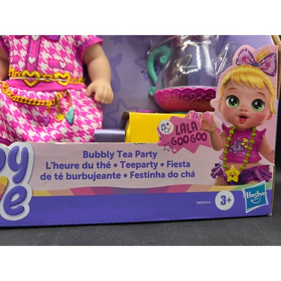 Baby Alive Bubbly Tea Party Doll With Accessories Blonde Hair 3+ Years Includes - Picture 3 of 6